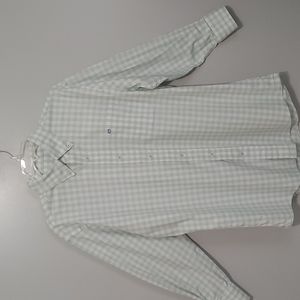 Southern Tide Men's dress shirt. Size M Green Blue White